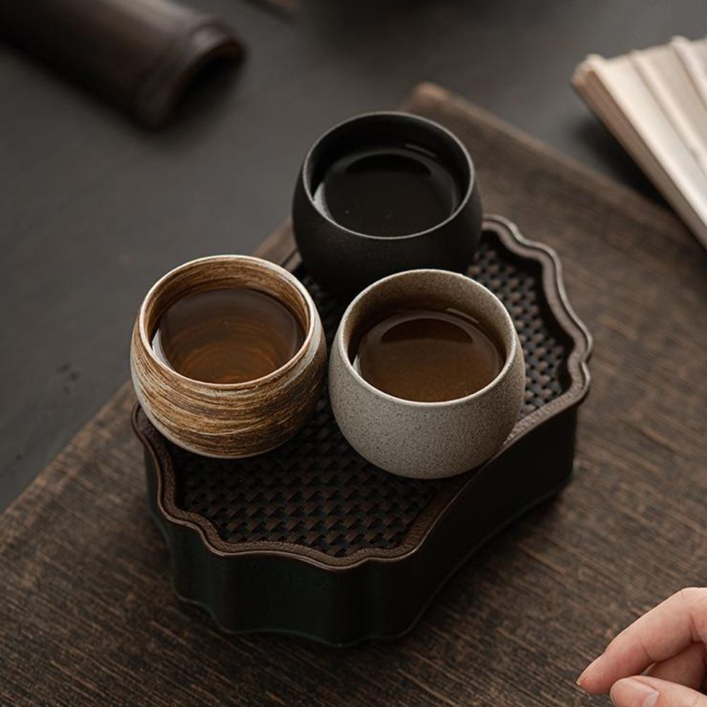 Xbloom Coffee Tea - ถ้วยชาเซรามิกสไตล์ญี่ปุ่นโบราณ 80 มล. ถ้วยชงชาแบบดั้งเดิม ทำมือ ถ้วยกาแฟสไตล์เรโทร
