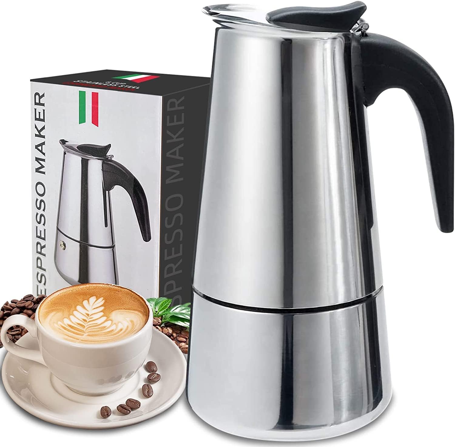 Moka Pot Stove - เครื่องชงกาแฟโมคา4/6/9ถ้วย, เครื่องชงกาแฟเอสเปรสโซเครื่องชงกาแฟลาเต้เครื่องชงกาแฟโมคา