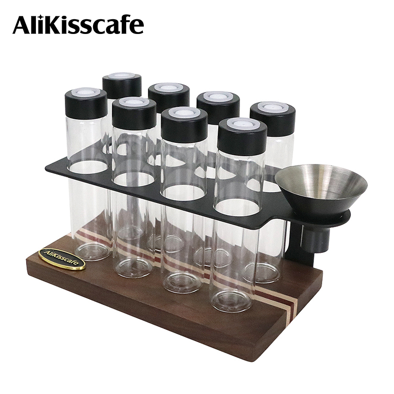 Coffee Tea And Sugar Set - Alikisscafe กาแฟถั่วหลอดเก็บคอนเทนเนอร์จอแสดงผลเดี่ยวชาไอเสียวาล์ว Barista เครื่องมือ Espresso อุปกรณ์เสริม