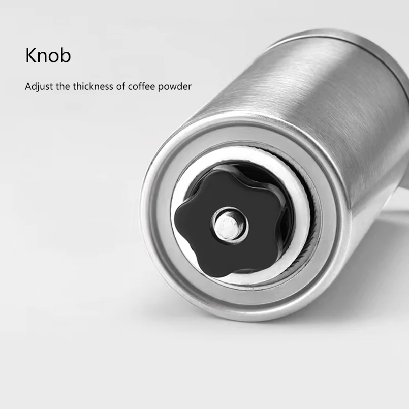 เครื่องบดกาแฟแบบพกพา สเตนเลสสต - Burr Hand Grinder บทวิจารณ์และราคา