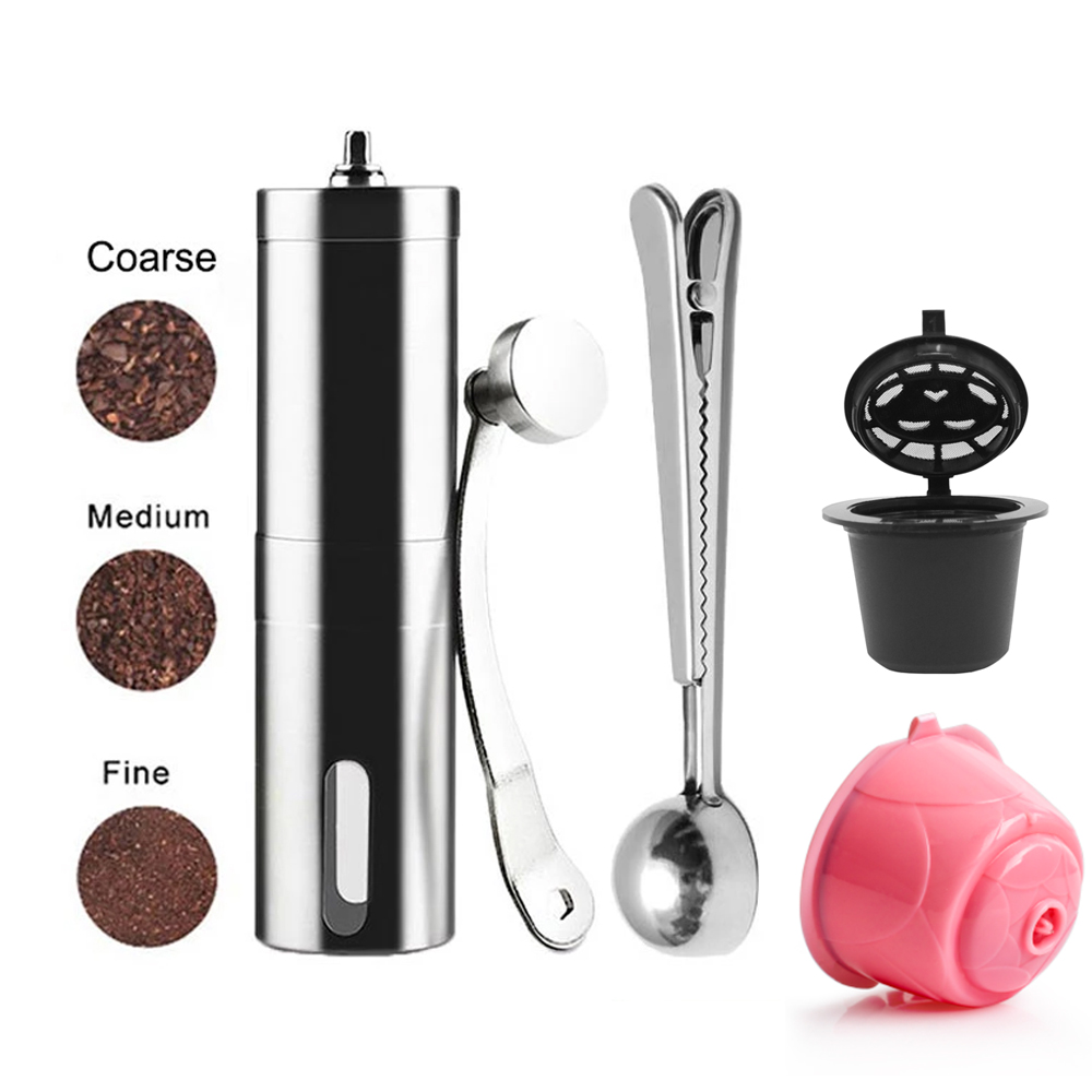 เครื่องบดกาแฟขนาดเล็ก สแตนเลสส - Burr Hand Grinder บทวิจารณ์และราคา