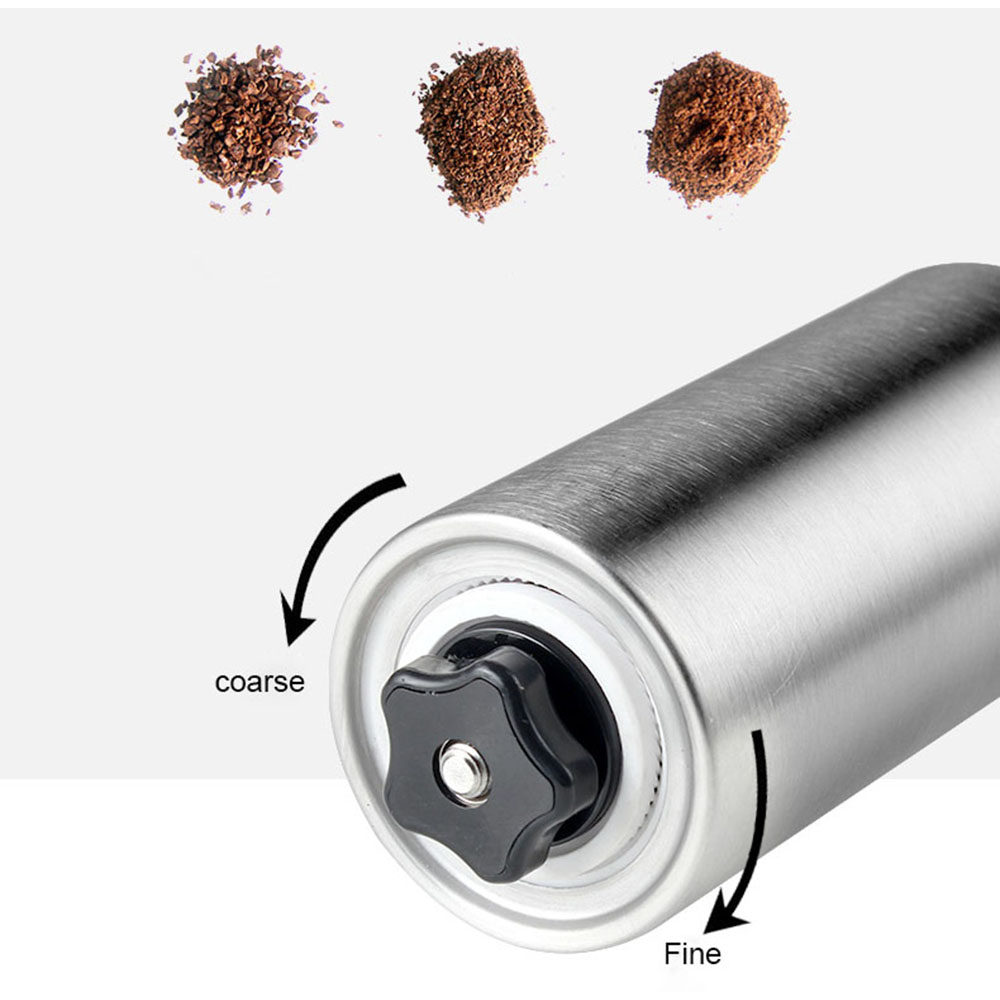 เครื่องบดกาแฟขนาดเล็ก สแตนเลสส - Burr Hand Grinder บทวิจารณ์และราคา