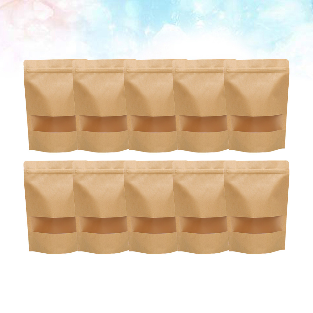 50 ชิ้น ถุงซิปล็อคตั้งได้ ทำจา - Coffee Tea & Espresso Appliances บทวิจารณ์และราคา