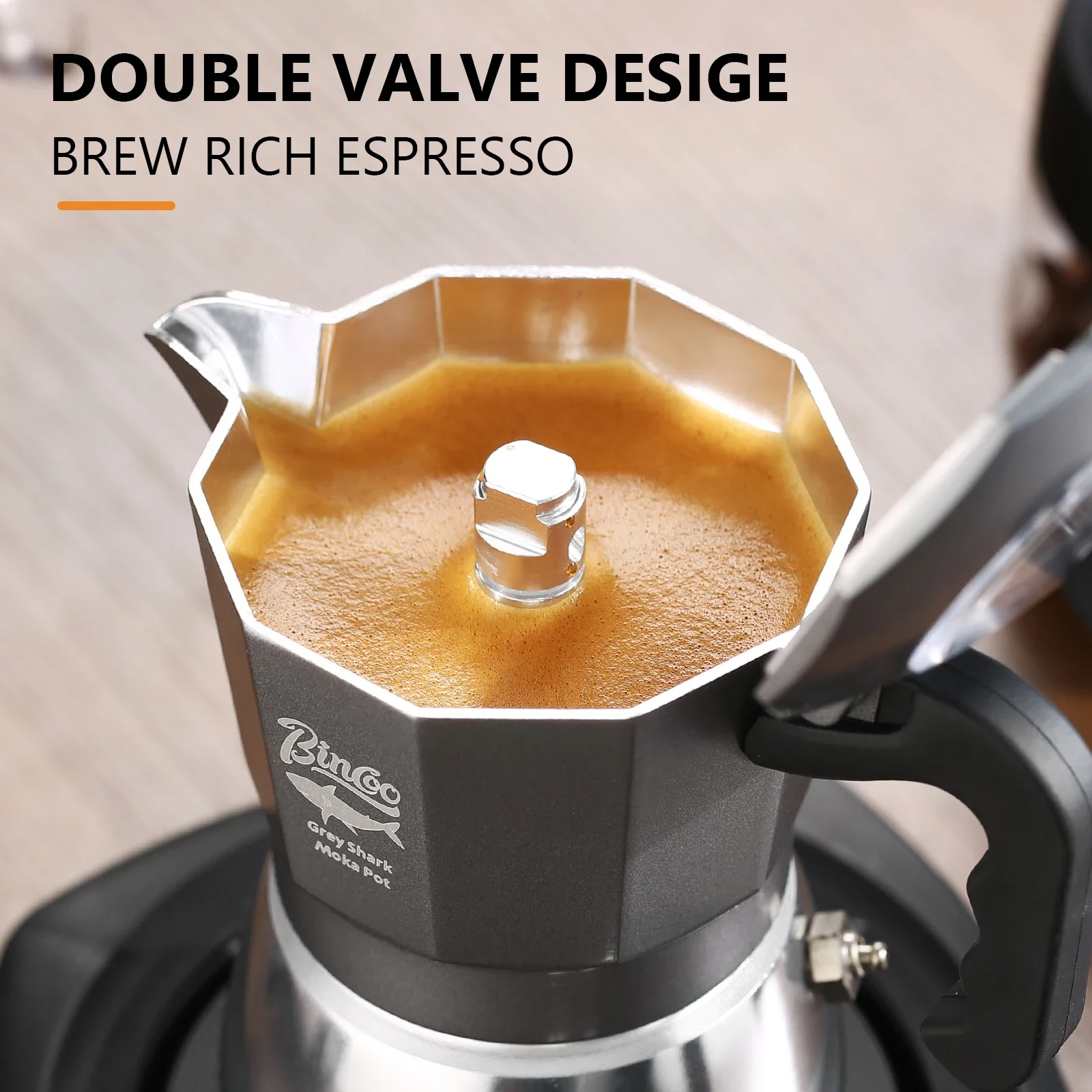 หม้อกาแฟโมก้าพอต Bincoo 2 ถ้วย - Moka Pot Stove บทวิจารณ์และราคา