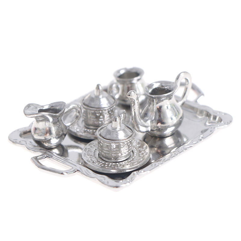 10 ชิ้น/เซ็ต 1/12 Dollhouse Mi - Coffee Tea And Sugar Set บทวิจารณ์และราคา