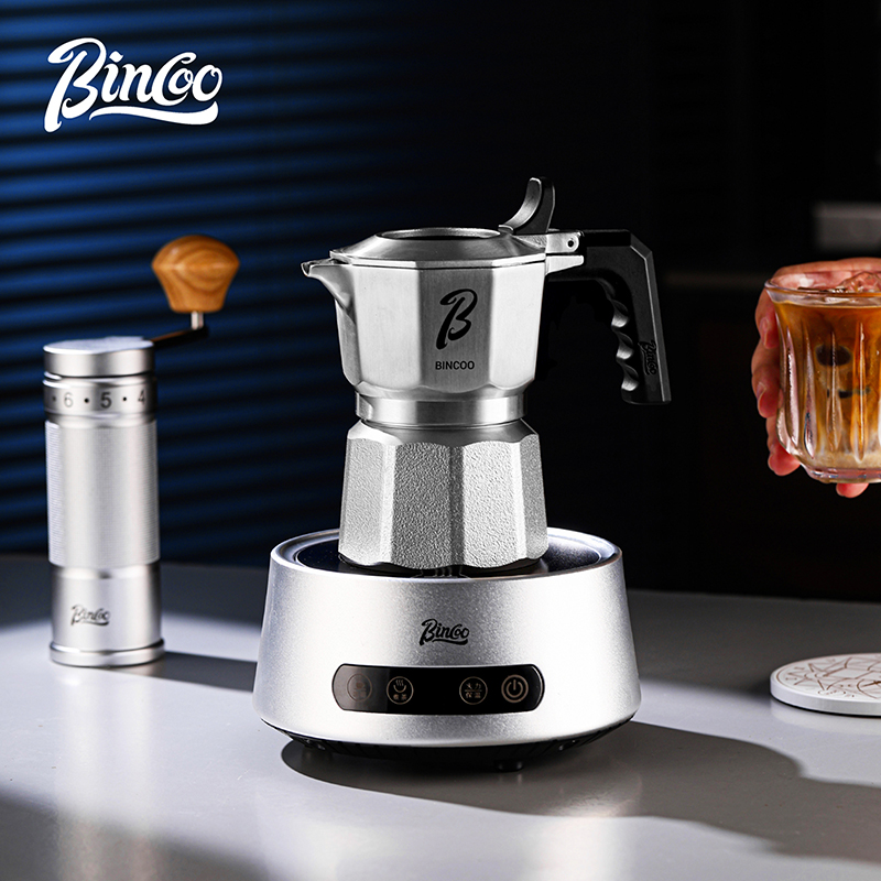 หม้อต้มกาแฟ Bincoo แบบวาล์วคู่ - Moka Pot Stove บทวิจารณ์และราคา