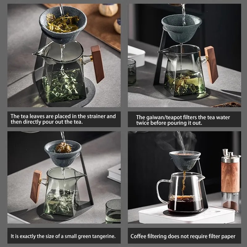 ชุดกรองชาเซรามิกทนความร้อนแบบไ - Coffee Tea And Sugar Set บทวิจารณ์และราคา