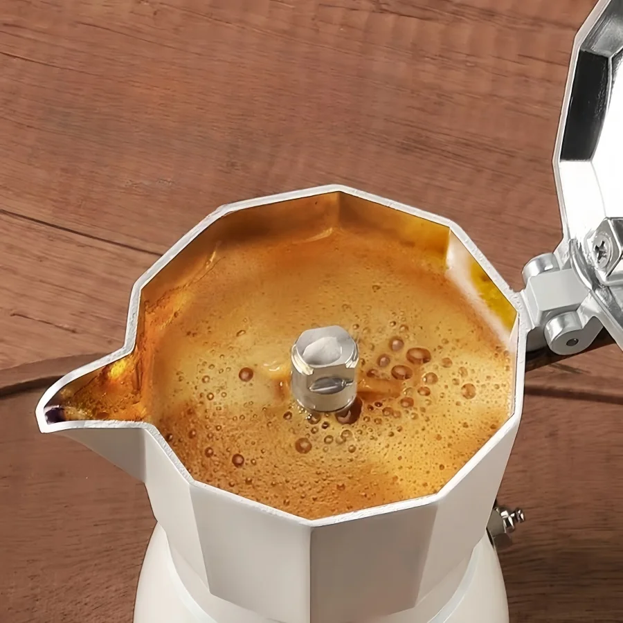 หม้อกาแฟแบบวาล์วคู่ 100 มล. กา - Moka Pot Stove บทวิจารณ์และราคา