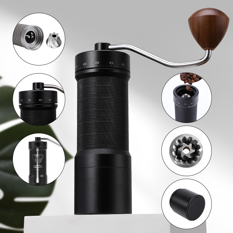 เครื่องบดกาแฟแบบมือหมุนแม่เหล็ - Burr Hand Grinder บทวิจารณ์และราคา