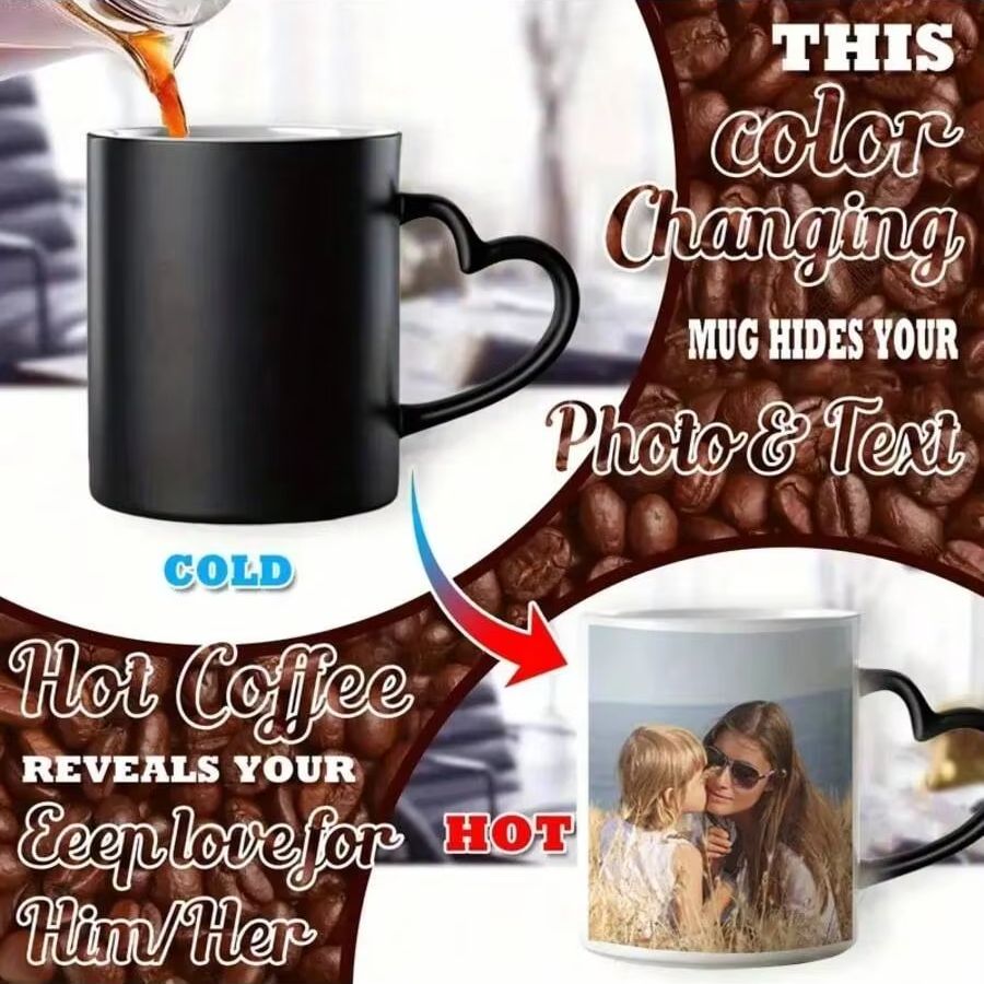 แก้วกาแฟแบบกำหนดเองพร้อมจอแสดง - Coffee Tea Images บทวิจารณ์และราคา