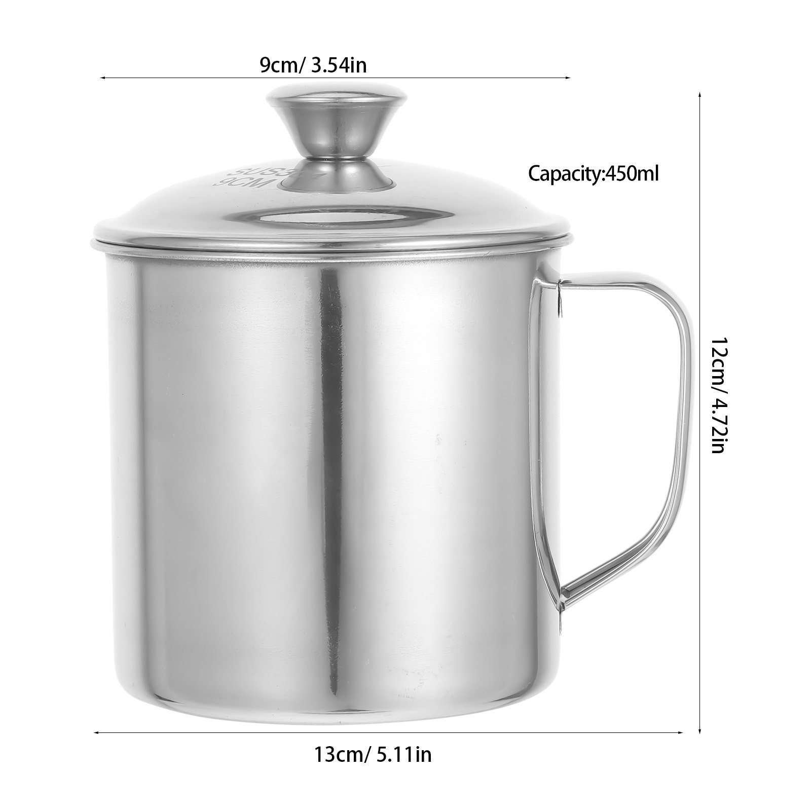 แก้วสแตนเลสพร้อมฝาปิด ใช้ซ้ำได - Coffee Tea & Espresso Appliances บทวิจารณ์และราคา