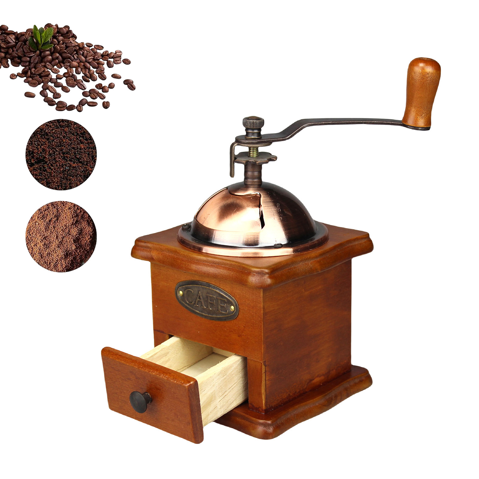 เครื่องบดเมล็ดแบบมือหมุน pengg - Burr Hand Grinder บทวิจารณ์และราคา