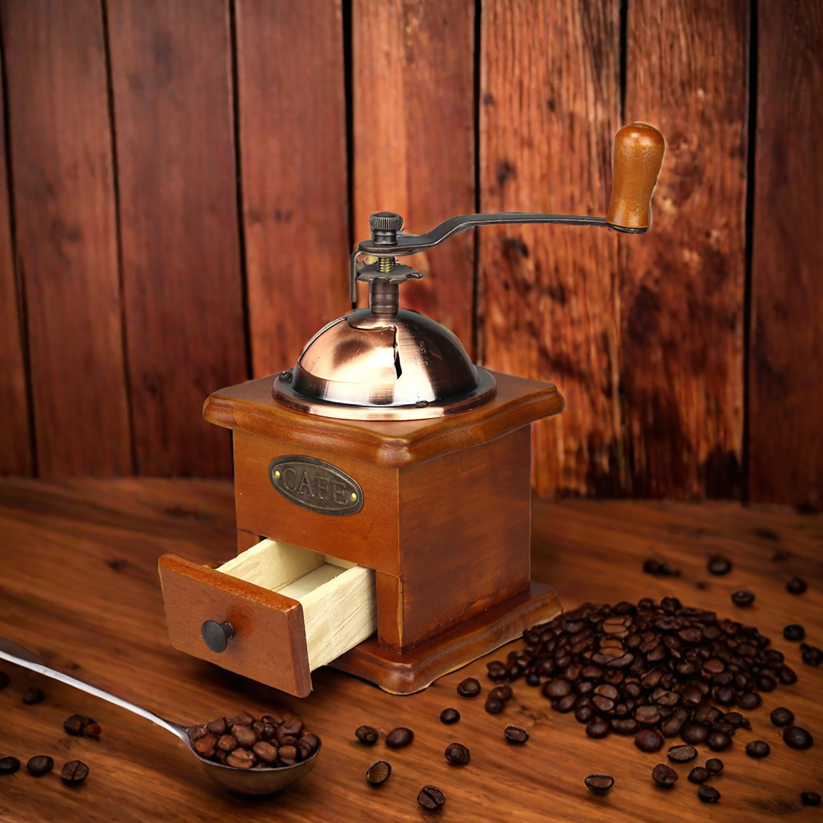 เครื่องบดเมล็ดแบบมือหมุน pengg - Burr Hand Grinder บทวิจารณ์และราคา