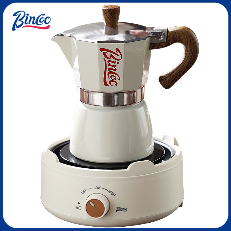 เครื่องชงกาแฟมอคค่าพ็อตและเตาไ - Moka Pot Stove บทวิจารณ์และราคา