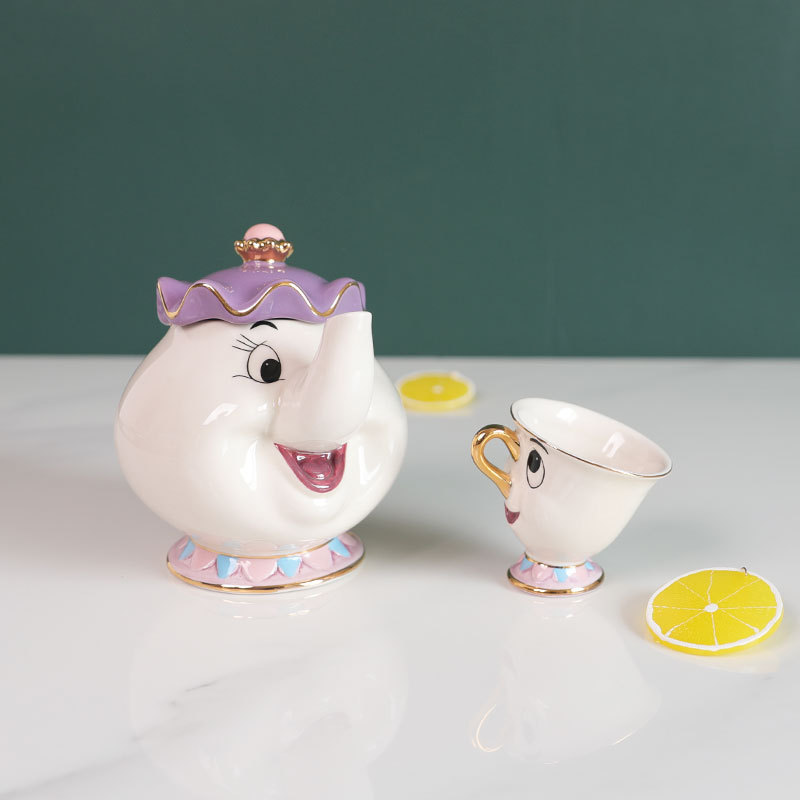 กาน้ำชาการ์ตูนโฉมงามกับเจ้าชาย - Coffee Tea And Sugar Set บทวิจารณ์และราคา