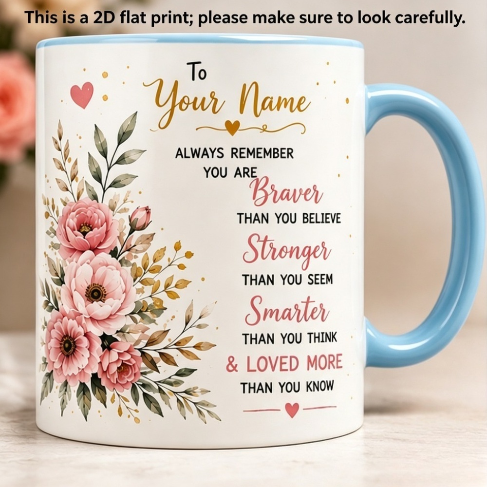 แก้วกาแฟพิมพ์ลาย 2D พร้อมชื่อส - Coffee Tea Name บทวิจารณ์และราคา