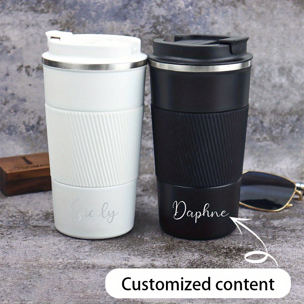 แก้วกาแฟสแตนเลสสตีลสำหรับพกพา  - Coffee Tea Name บทวิจารณ์และราคา