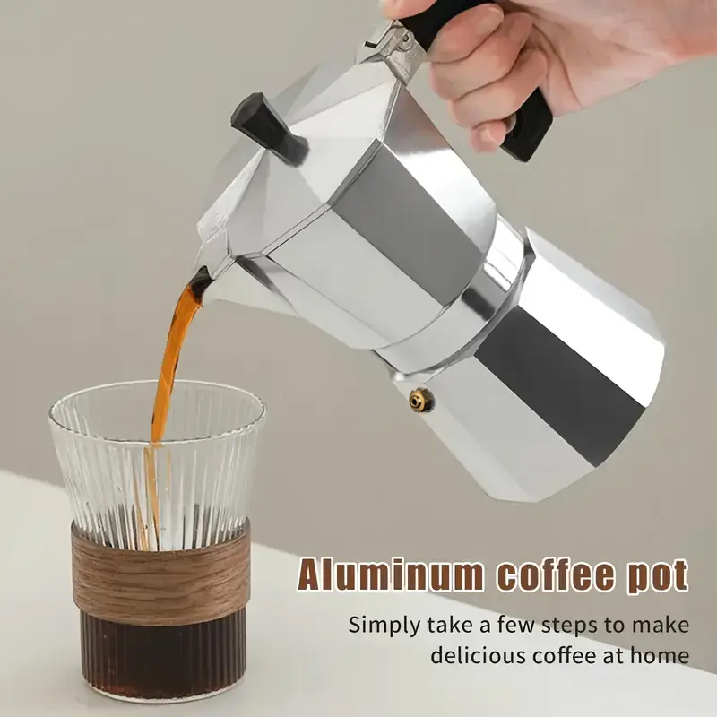 หม้อต้มกาแฟโมก้าอะลูมิเนียมแบบ - Moka Pot Stove บทวิจารณ์และราคา