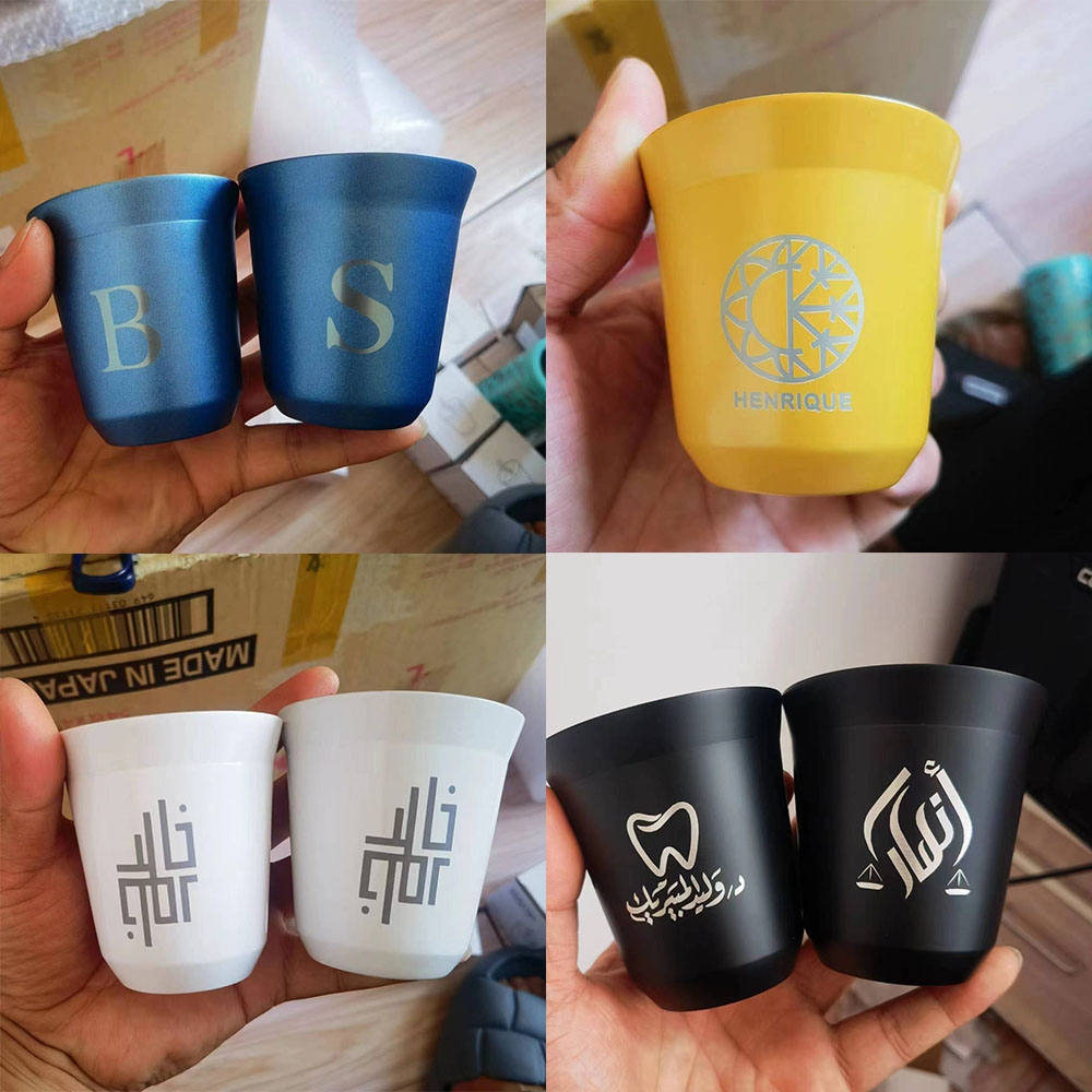 แก้วเอสเพรสโซ่สแตนเลสสองชั้นแบ - Coffee Tea Name บทวิจารณ์และราคา