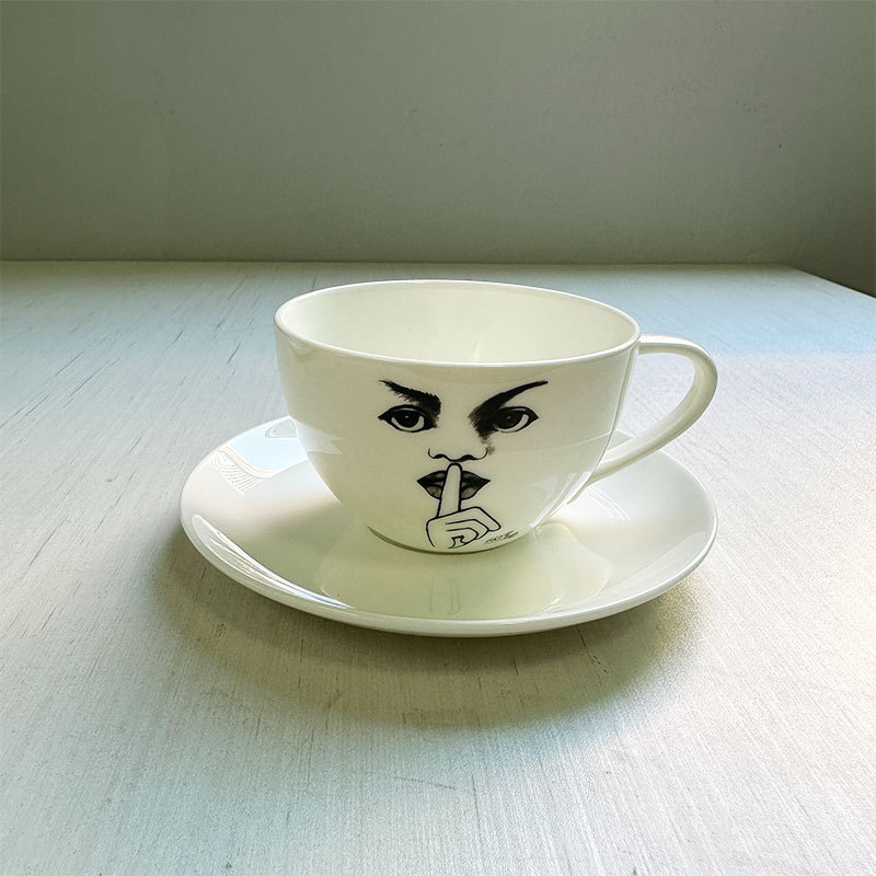 แก้วเซรามิกพร้อมลายการ์ตูนวาดม - Coffee Tea Images บทวิจารณ์และราคา