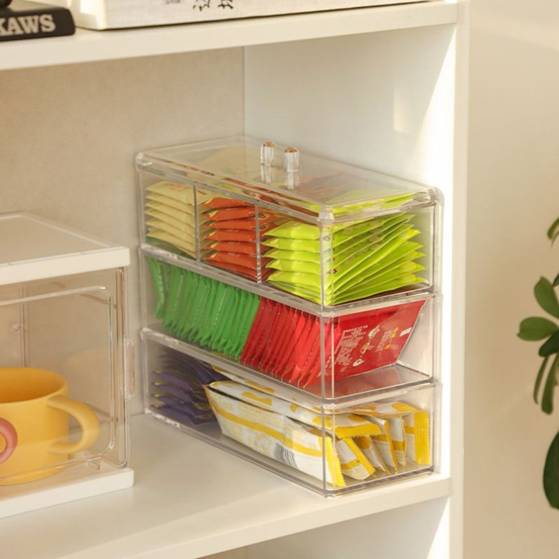 กล่องเก็บถุงชาแบบลิ้นชัก กล่อง - Coffee Tea Sugar บทวิจารณ์และราคา