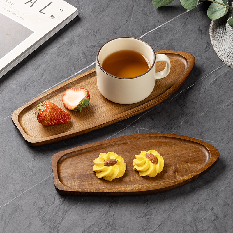 ถาดชาไม้กระถินญี่ปุ่น 1 ชิ้น ส - Coffee Tea Images บทวิจารณ์และราคา