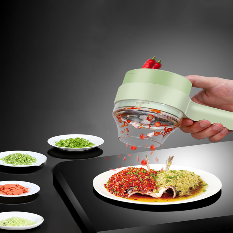 4In1 เครื่องตัดผักไฟฟ้าชุดมือถ - Burr Hand Grinder บทวิจารณ์และราคา