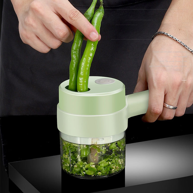 4In1 เครื่องตัดผักไฟฟ้าชุดมือถ - Burr Hand Grinder บทวิจารณ์และราคา