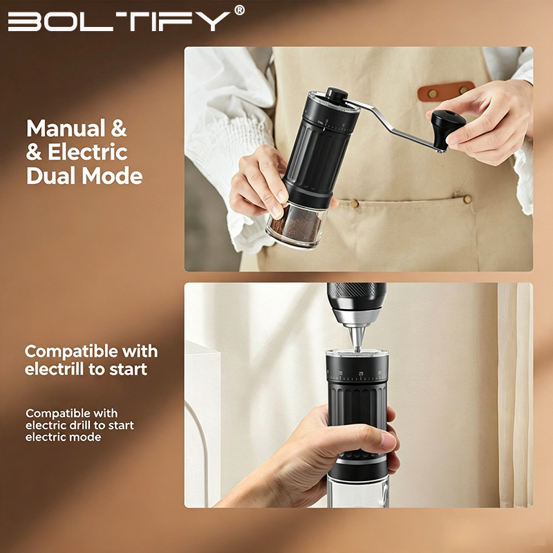 เครื่องบดกาแฟมือหมุน BOLTIFY H - Burr Hand Grinder บทวิจารณ์และราคา