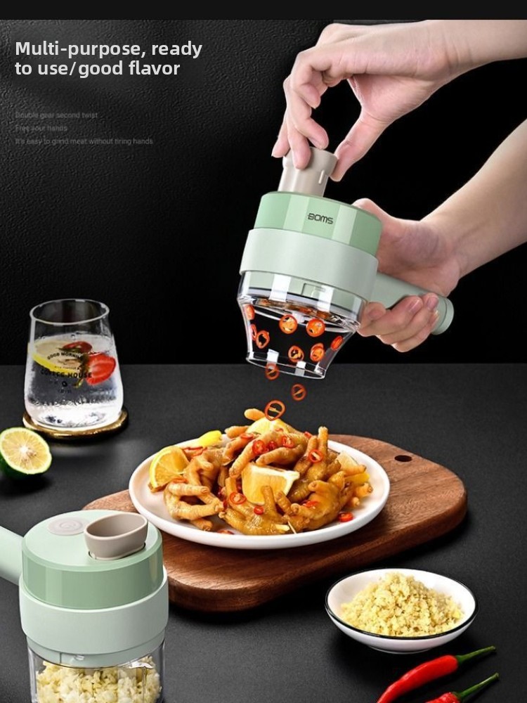 4In1 เครื่องตัดผักไฟฟ้าชุดมือถ - Burr Hand Grinder บทวิจารณ์และราคา
